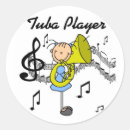 Recherche de tuba autocollants Jouer du tuba