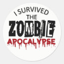Recherche de apocalypse autocollants Zombies