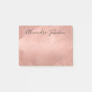 Recherche de rose gold post its Girly