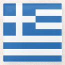 Recherche de drapeau grec dessous de verres Grèce