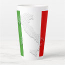 Recherche de drapeau italien tasses Rouge