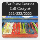 Recherche de leçons de piano autocollants Musique