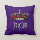 Recherche de majestueux coussins Monogramme