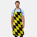Recherche de jaune et noir tabliers Checkered patent