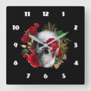 Recherche de feuille rouge horloges Floral