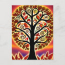 Recherche de arbre abstrait cartes postales Automne