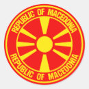 Recherche de macedoine autocollants Drapeaux du monde