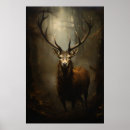 Recherche de cerf vintage posters Pour elle