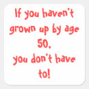 Zoek naar leeftijd 50 stickers Grappig