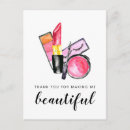 Recherche de artiste maquillage cartes postales Cosmétiques