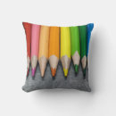 Recherche de crayon de couleur coussins Couleurs