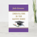 Recherche de masters degree diplôme cartes Félicitations
