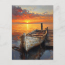 Recherche de filet de pêche cartes postales Bateau