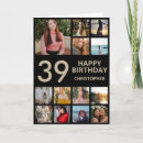 Recherche de de 39 ans anniversaire cartes Trente neuvième anniversaire