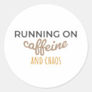 Recherche de humour de café autocollants Caffine