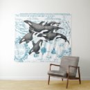 Recherche de baleine vintage art Aquarelle