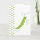 Recherche de pois doux vœux cartes Vert