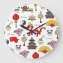 Recherche de motif chinois horloges Lotus