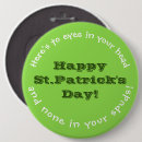 Recherche de st patricks day buttons Humour irlandais