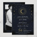 Recherche de soleil lune invitations Vintage