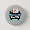 Recherche de machine à écrire badges Rétro