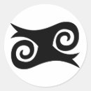 Recherche de symbole tribal autocollants Bravoure