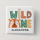 Recherche de anniversaire safari jungle badges Moderne