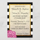 Recherche de faux de mariage invitations Noir et blanc
