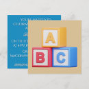 Recherche de abc baby shower invitations Couleurs primaires