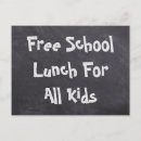 Zoek naar voeding briefkaarten School