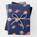 Recherche de planète papier cadeau Bleu