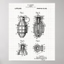 Recherche de grenades posters Vintage