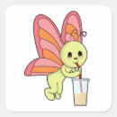 Zoek naar grappige insecten stickers Vlinder
