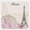 Recherche de carte postale vintage autocollants Paris