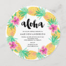 Zoek naar roze ananas uitnodigingen Hawaiian