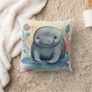 Zoek naar manatee kussens Schattig