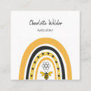 Recherche de babysitters cartes visite Customer