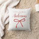 Recherche de ruban rouge coussins Script