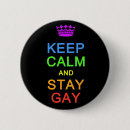Recherche de restez calme badges Arc en ciel