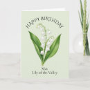 Recherche de muguet vœux cartes Fleur de naissance