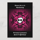 Recherche de crâne girly invitations Gothique