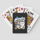 Recherche de chat chanceux jeux de cartes Maneki neko