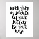 Zoek naar succes posters Hard werken