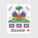 Recherche de le haïti autocollants Drapeau haïtien