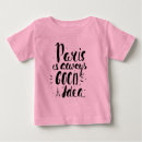 Recherche de paris bébé tshirts Typographie