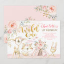 Recherche de tribal anniversaire invitations Rose et or