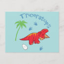 Recherche de dinosaure kawaii cartes postales Mignon