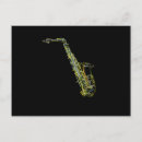 Zoek naar blaasinstrumenten kaarten Saxofoon