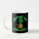 Recherche de ananas drôle tasses Été