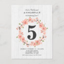 Recherche de pêche blanc invitations Fête d'anniversaire
